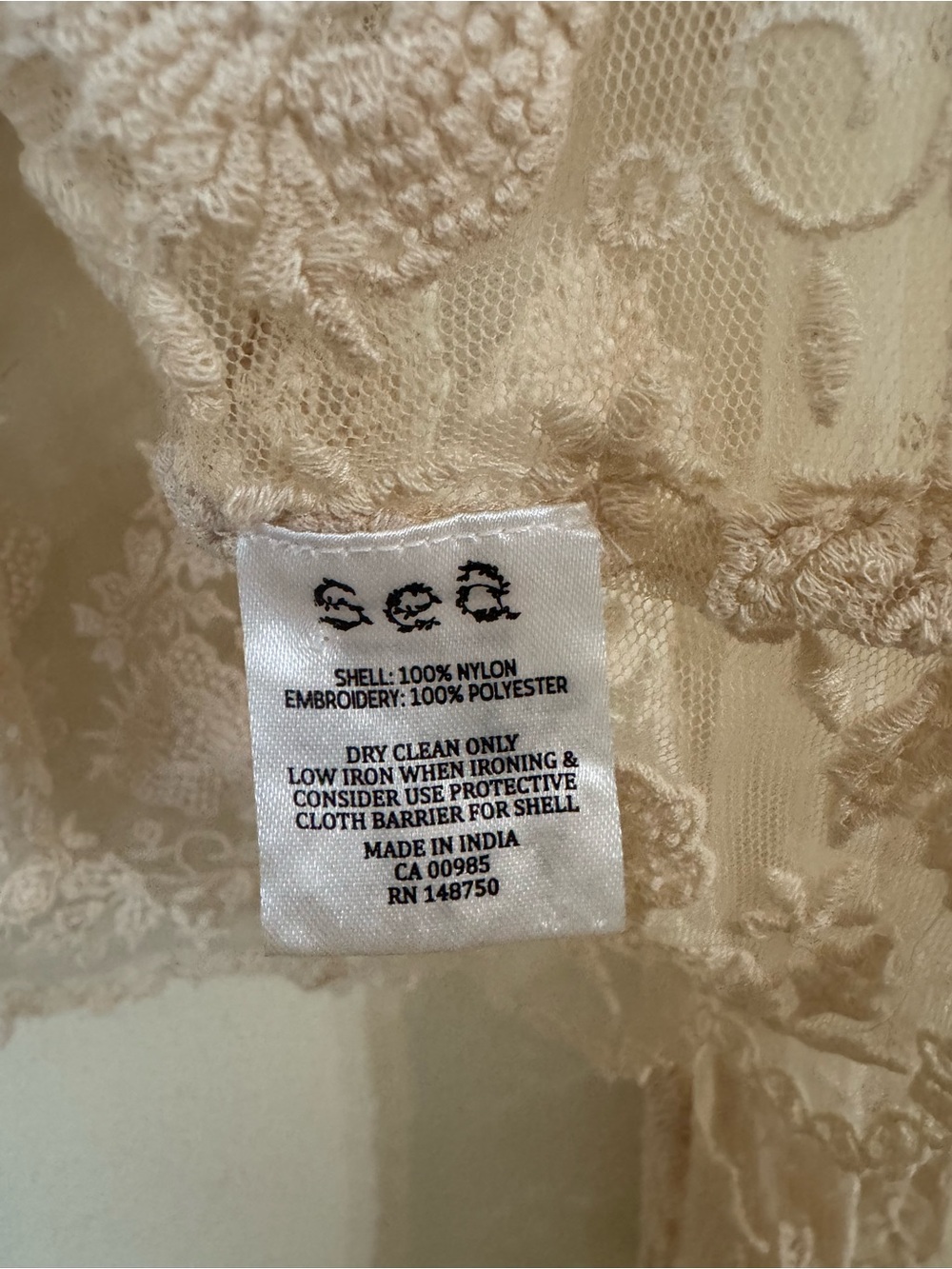 Sea New York New Bronte Embroidered Top Blush Large - Picture 5 of 6